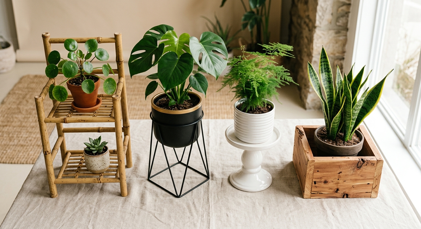 A Complete Guide to Plant Stand Materials: Wood, Metal, Ceramic & More